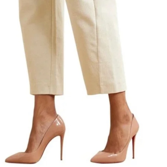 Christian Louboutin Pigalle Follies 100mm Nude patent RETAIL 945 - Picture 2 of 10